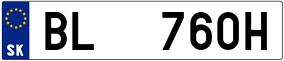 Truck License Plate